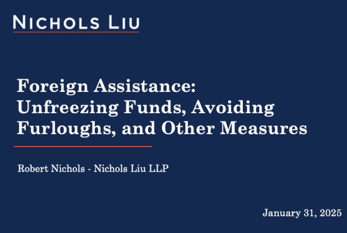 Foreign Assistance: Unfreezing Funds, Avoiding Furloughs, and Other Measures